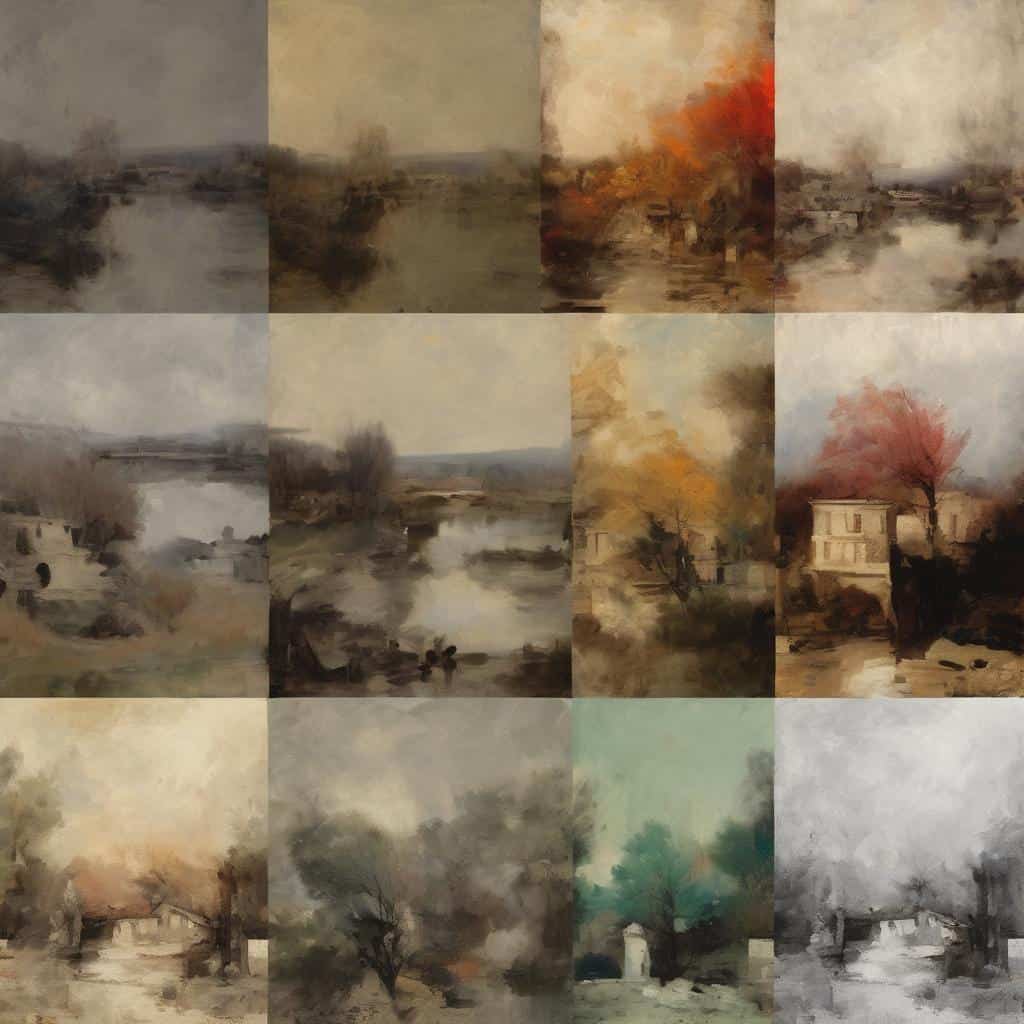 Ουρανογραφίες σύγχρονης τέχνης με ζωγραφιές σε παστέλ και ελαιογραφίες, δημιουργίες σε πρωτοποριακά στυλ και καινοτόμες εκφράσεις.